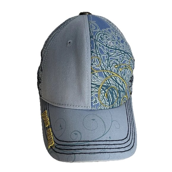 Pugs Gear Women's Light Blue Hat Trucker Baseball Cap One Size Mesh Adjustable - Picture 2 of 12